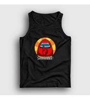 Presmono Unisex Siyah Shhh Among Us Atlet 77863tt