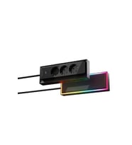S-link PRZ05 3 Soketli 2 USB 2 Type-C PD20 2M 306 Joule Tam Bakır Gaming Siyah Akım Korumalı Priz