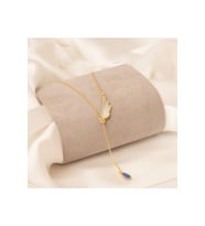 MİNELİ KANAT DAMLA KOLYE (Gold)