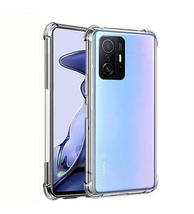 Coverzone Xiaomi Mi 11T Pro 5G ile uyumlu K?l?f Z-Nitro Anti Shock Silikon Kapak Kamera Korumal? Anti?ok Airbag K�?e Korumal? Silikon ?effaf K?l?f