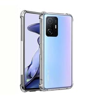 Coverzone Xiaomi Mi 11T Pro 5G ile uyumlu K?l?f Z-Nitro Anti Shock Silikon Kapak Kamera Korumal? Anti?ok Airbag K�?e Korumal? Silikon ?effaf K?l?f