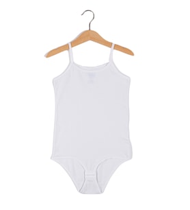 Kız Çocuk Çocuk İp Askılı Çıtçıtlı Kancalı Body Berrak-2537 (Beyaz)