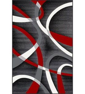 Eliana Home Baskılı, Yıkanabilir Kaymaz Taban Salon Halısı LNA0255 100x150 cm (Gri)