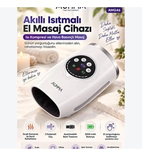 Auhma AMG46 Kablosuz 2000MAH Akıllı Isıtmalı El Masaj Cihazı