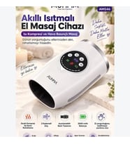 Auhma AMG46 Kablosuz 2000MAH Akıllı Isıtmalı El Masaj Cihazı