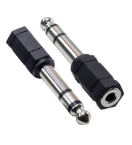 6.3 MM STEREO ERKEK/3.5MM DİŞİ ÇEVİRİCİ (3.5MM-6.3MM YÜKSELTİCİ)