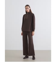 LCW EVERYDAY Kahverengi Beli Lastikli Geniş Paça Kadın Eşofman Altı