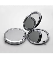 Metal Gri Cep Aynası 12 Adet