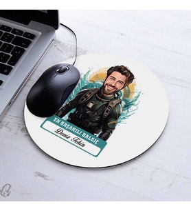 Kişiye Özel Hediye Karikatürlü En Başarılı Erkek Dalgıç Mousepad