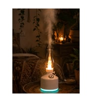 LED Işıklı Vintage Hava Nemlendirici Aromaterapi Difüzörü USB Şarjlı