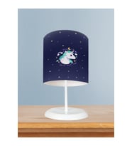 MEKTA HOME BEBEK VE ÇOCUK ODASI Lacivert Unicorn Desenli Abajur