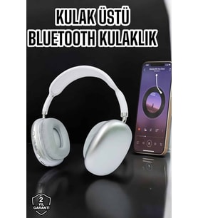 P9 Plus Kablosuz Kulak Üstü Bluetooth Kulaklık Beyaz Mikrofonlu Kulaküstü Kablosuz Kulaklık
