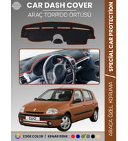 RENAULT CLIO 2 AIRBAGLI (2001-2012) Torpido Örtüsü Ön Göğüs Koruma Torpido Koruma Araca Özel