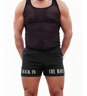 Boomenbex Jacky Mayo Şort Siyah Füme