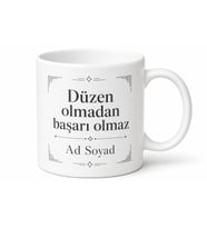 Sekreter İçin Kişiye Özel İsimli Baskılı Kupa Bardak Ofis Hediyesi