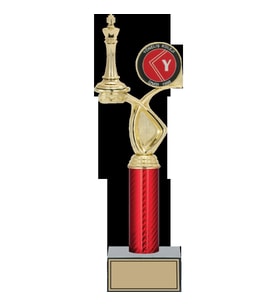 ODAK KUPA - Figürlü Kupalar - Satranç Figürlü Kupalar FG-016 A - 36 cm