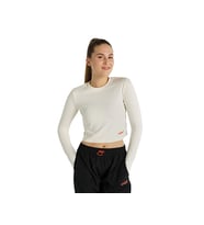 Hummel Dolby Crop T-Shirt Kadın Günlük Crop Üst 912085-9157 Bej