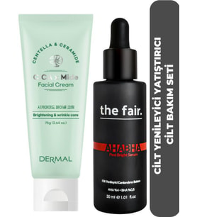 the fair. Aha Bha Yenileyici Kırmızı Peeling + Dermal Yatıştırıcı Centella Seramid Özlü Bariyer Kremi