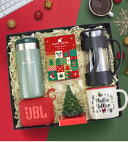 Stanley Termos & Filtre Kahve & French Press & Kupa & Mum & JBL Hoparlör Premium Yılbaşı Hediye Seti