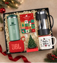 Stanley Termos & Filtre Kahve & French Press & Kupa & Mum & JBL Hoparlör Premium Yılbaşı Hediye Seti