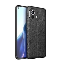 Xiaomi Mi 11 Kılıf Pu-Deri Leather Pu Serisi Esnek Soft Ultra Protection (Siyah)