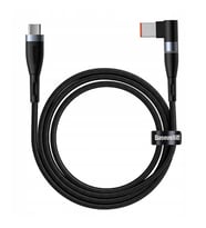 Baseus Zinc Manyetik Type-C to DC Square Portu Lenovo Laptop Şarj Kablosu 100W 2m (Siyah)