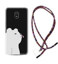 Xiaomi Redmi 8A 8 Pro 9C 9T 10C 11T Pro Kılıf Boyun Asklı Rasta Silikon Panda Sevimli 1738