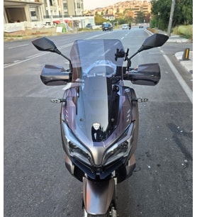 MOTOCAM QJ ATR 250 Ön Cam 2023-2026 Model 55cm Füme Renkli 4mm KISA CAM