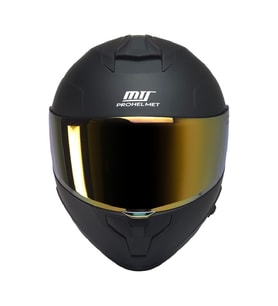 Motosiklet Kaskı Full Face Double Güneş Vizörlü ECE 22.06R Motor Kask Mat Siyah