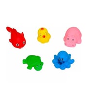 Sozzy Toys Neşeli Banyo Oyuncakları Sevimli Hayvanlar 5'li