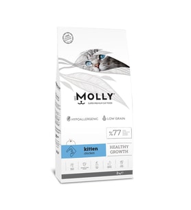 Molly Yavru Kedi Maması Tavuklu 2 Kg (Beyaz)