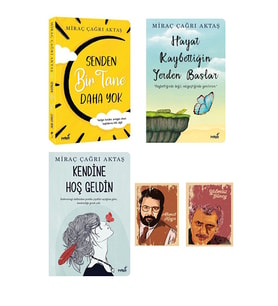 Miraç Çağrı Aktaş Kişisel Gelişim Seti - Kendine Hoş Geldin - Senden Bir Tane Daha Yok -not defterli
