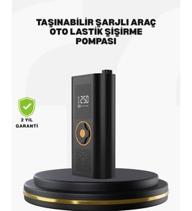 Taşınabilir Dijital Lastik Şişirme Cihazı Güvenli Ve Pratik Kullanım