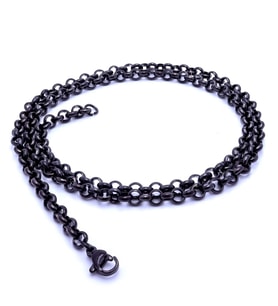Moncuk Design Forse Çelik Kolye 1Mm X 4Mm 3351CEK040