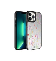 Apple iPhone 13 Pro Max Uyumlu Kılıf Aynalı Desenli Kamera Korumalı Parlak Zore Mirror Kapak (Kahverengi)