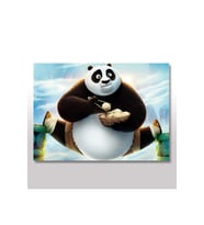50cmX70cm Ahşap Tablo Kung Fu Panda 3
