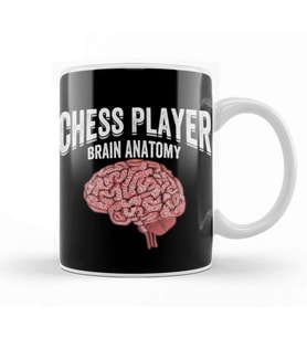 Chess Brain Anatomy Of A Chess Player 01 Kupa Bardak Porselen