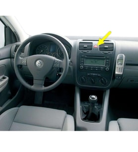 VW Golf MK5 2004-2008 Kırmızı Üçgen Dörtlü Flaşör Düğmesi 1K0953509A