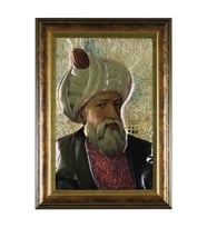 e38 EL İŞÇİLİĞİ ALİMİNYUM FOLYA KABARTMA TABLO 48 x 68 cm - 5930