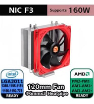 THERMALTAKE NIC F3 CL-P0587 AM3-775P HAVA SOĞUTMALI İŞLEMCİ FANI