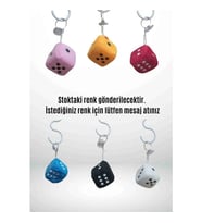 Northcity Şanslı Zar Anahtarlık - Renkli ve Eğlenceli Tasarım