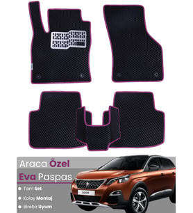 PEUGEOT 3008 (2017-2020) Uyumlu EVA Paspas Tam Set–Araca Özel,Oto Paspas
