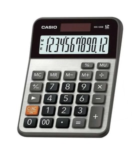 Casio MX-120B Hesap Makinesi 12 Hane Pilli ve Güneş Enerjili