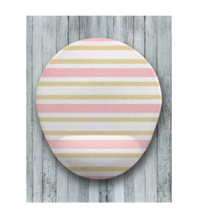 Pastel Renkler Oval Bilek Destekli Mouse Pad