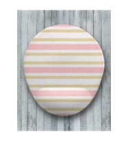 Pastel Renkler Oval Bilek Destekli Mouse Pad