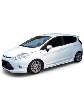 Ford Fiesta Custom Yan Marşpiyel (Plastik) (Standart)