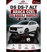 Ds Ds-7 ALT 2018 - 2026 Araca Özel 3D Bagaj Havuzu