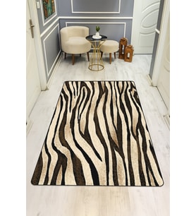 Modern Desenli Dijital Baskı Kaymaz Taban Halı H0197