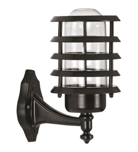 AVONNI BAP-68150-BSY Siyah Boyalı Dış Mekan Aydınlatma E27 Aluminyum Polikarbon/Akrilik Cam 23cm