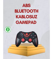 Ergonomik Tasarımlı Kablosuz Bluetooth Gamepad Titreşimli